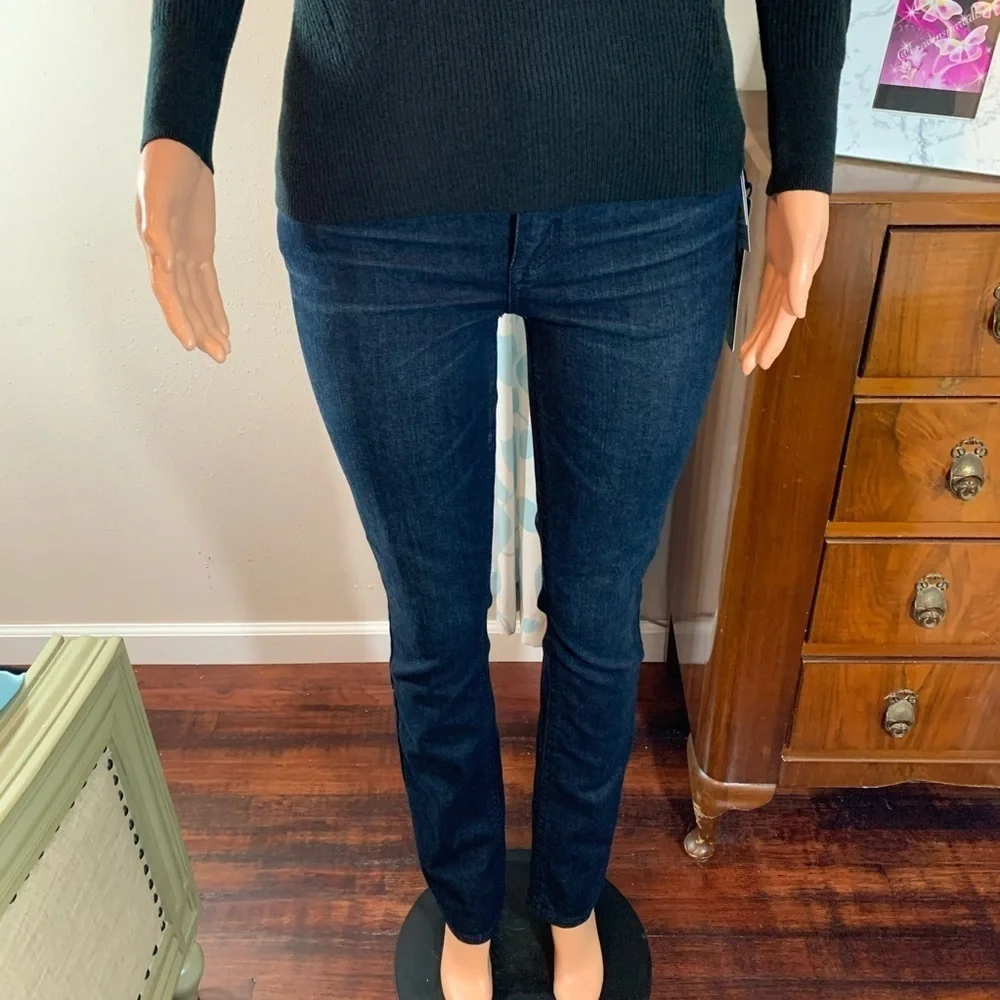 Seven7 Slim Boot Cut Dark Blue Size 6 Denim Jeans - Picture 7 of 16